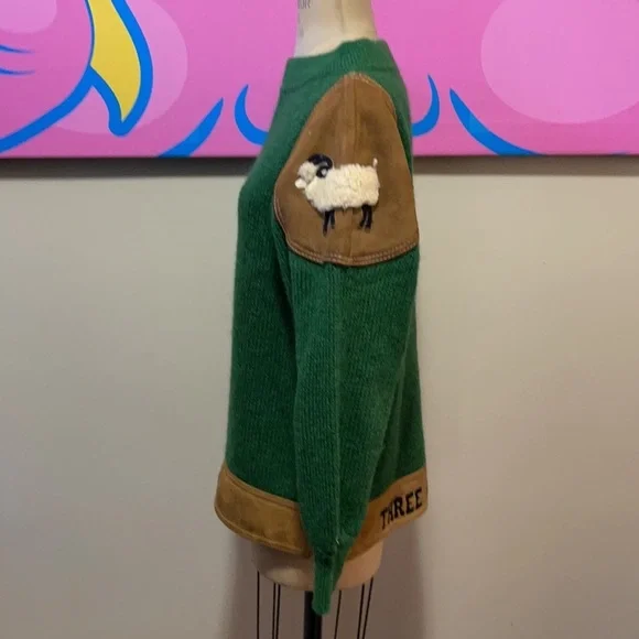 ICEBERG Green Wool Alpaca Ram Sweater - Picture 12 of 14